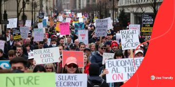 Public sector protests intensify over budget cuts