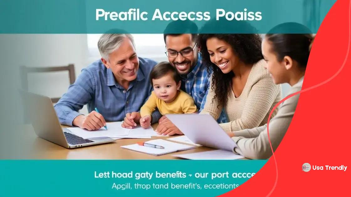 How to access benefits through the family portal