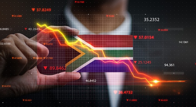 A close up image of a digital graph trending upwards, overlaid on Brazilian currency (real), symbolizing the potential growth and financial benefit of the updated FGTS regulations.