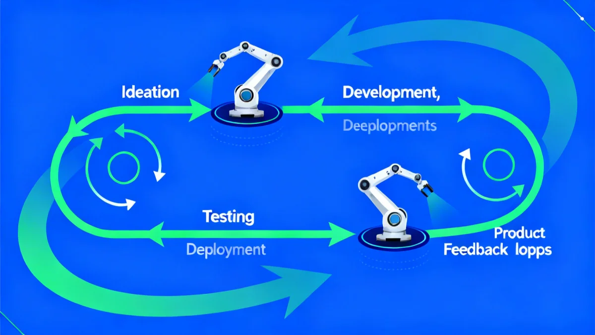 Streamlined agile product development pipeline with integrated testing