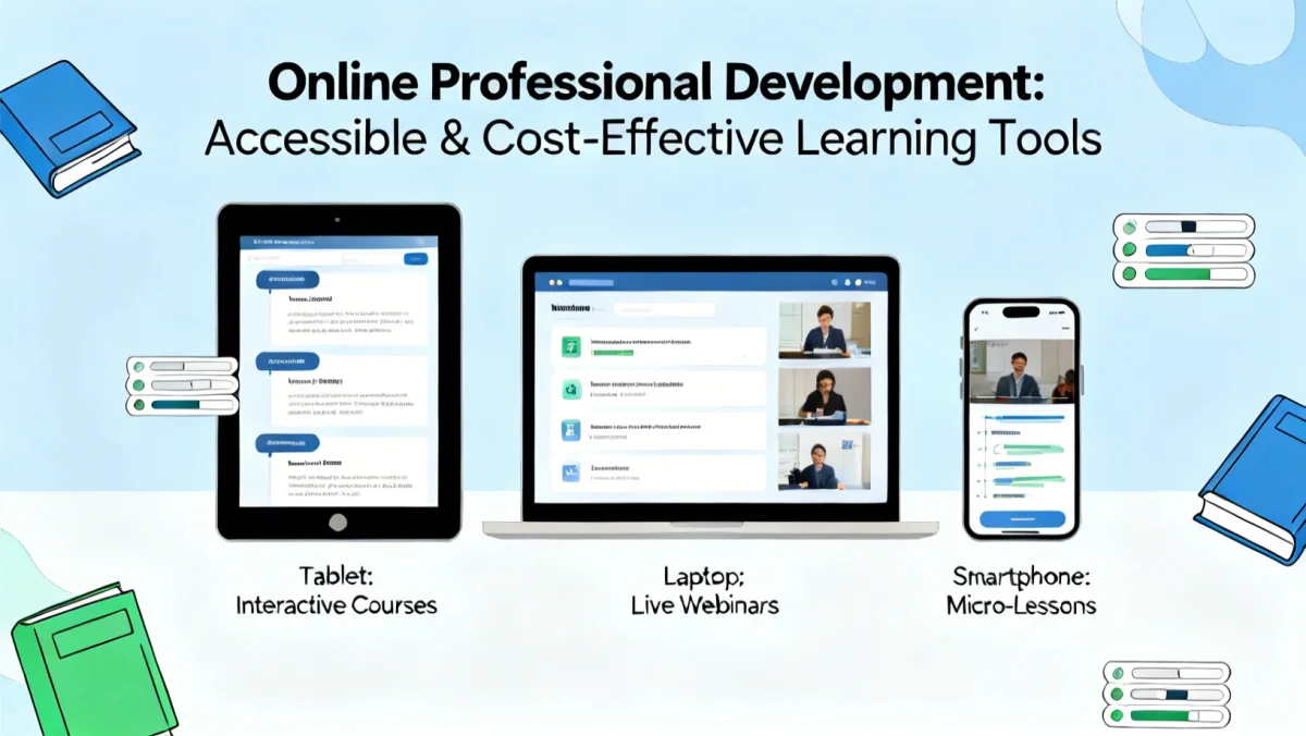Digital learning tools for cost-effective educator training