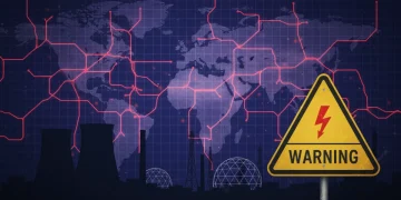 Digital warning over critical infrastructure network grid after cyberattack